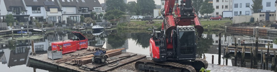 Denzo Beschoeiing vervangt hardhouten damwanden te Den Helder